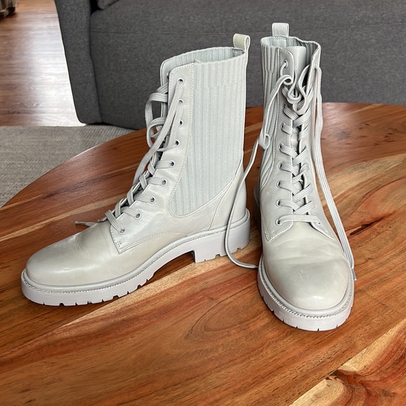 Sam Edelman Lydell Combat boot in Grey size 8.5 - Picture 3 of 9